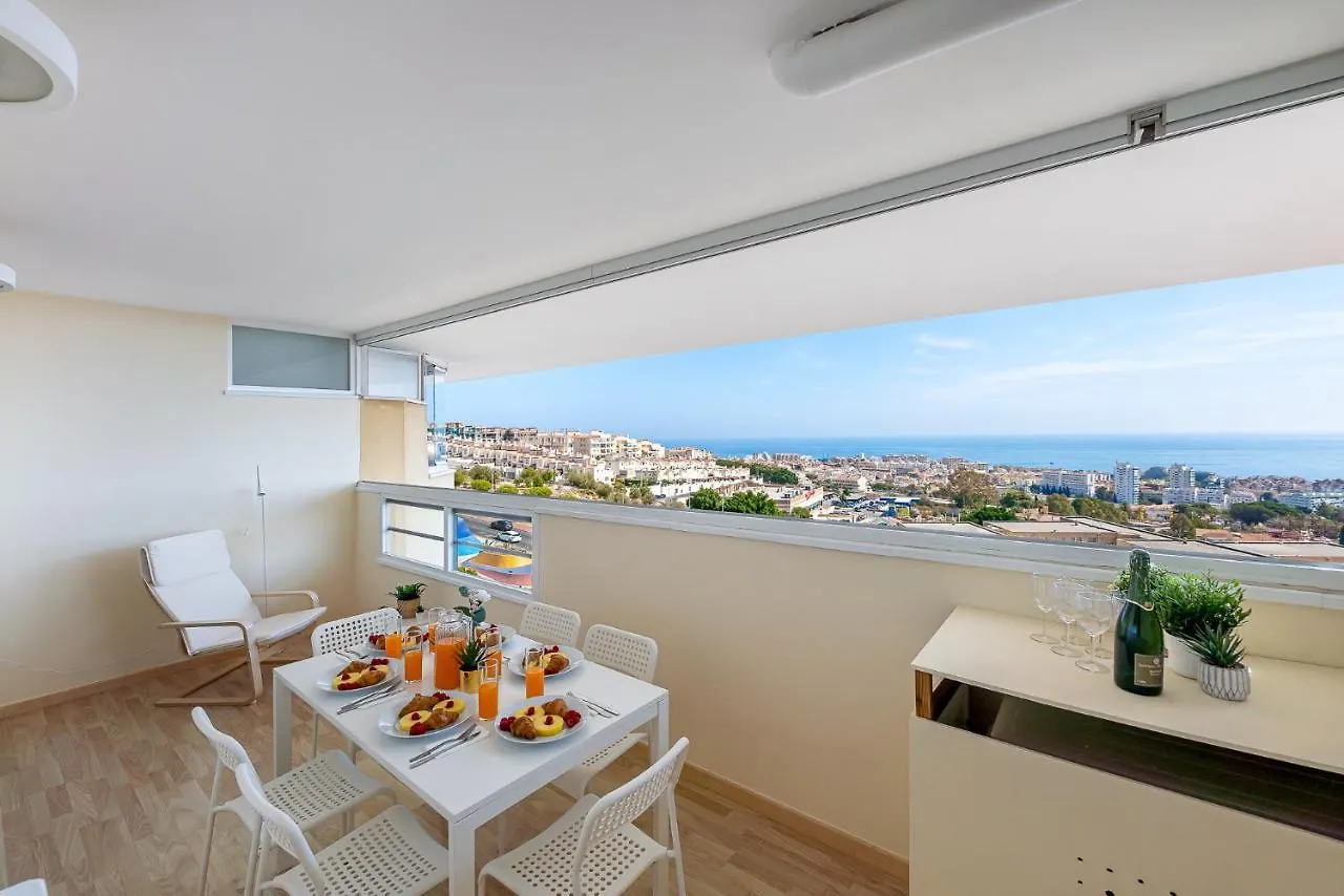 797 Holiday Rentals- Espectacular Piso Para 6 Con Vistas Al Mar Benalmádena